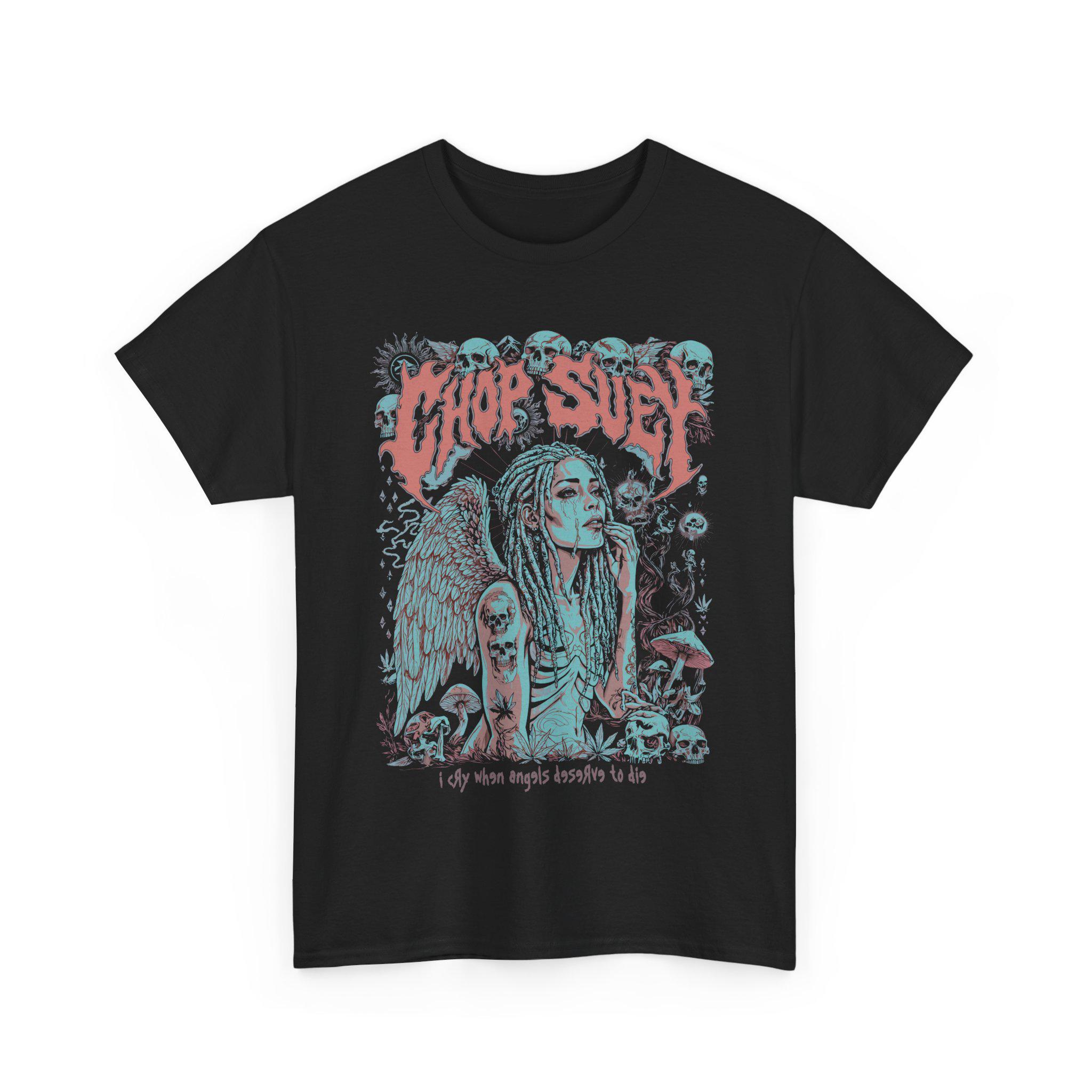 Nu Metal Crying Angel Graphic Tee, System of a Down Inspired - Etsy
