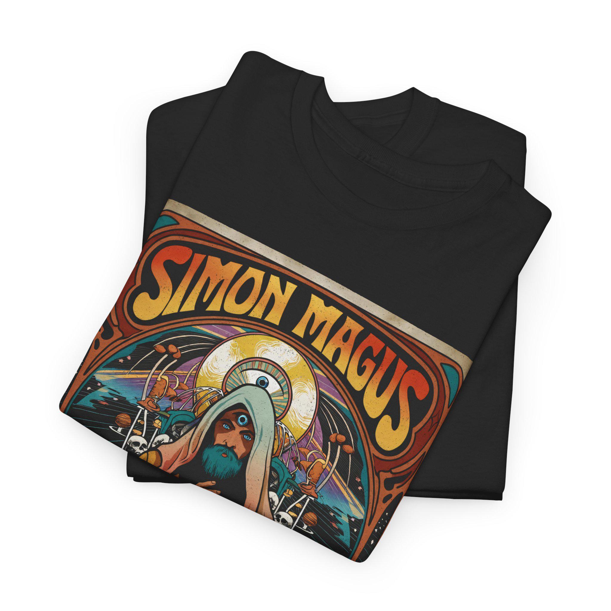 T-shirt Simon Magus Magicien - Taille 2XL, Noir 100% Coton, Occasion Très Bon état
