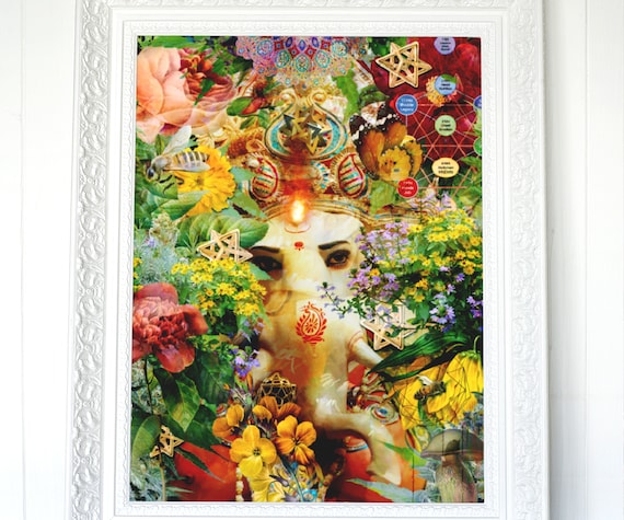 Ganesha Art Print Ganesh Wall Decor Lord Ganesha Spiritual | Etsy