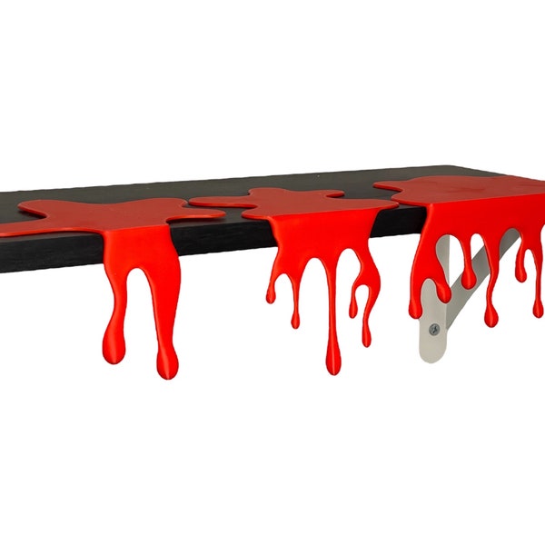 Blood Drip Shelf Decor | Gothic Home Decor | Halloween Decor | 3D Printed