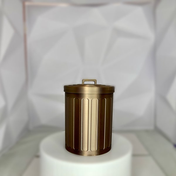 3D Printed Trash Can | Desk Decor | Small Trash can | Office Decor | Desk Organizer