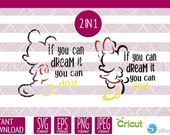 Dream It Do It Svg Etsy