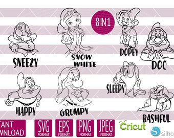 Snow White Svg Etsy