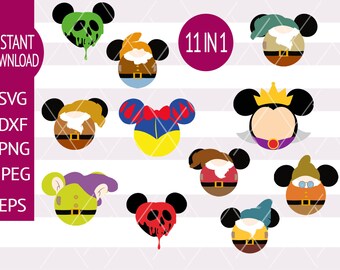 Download Snow White Mickey Etsy