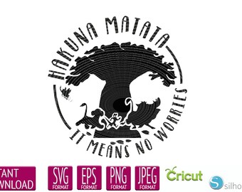 Hakuna Matata Svg Etsy