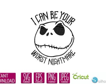 Download Free Nightmare Before Christmas Font Svg Etsy SVG Cut Files