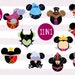 Mouse Shaped SVG Set | Villains Collection | Classic Villains | Digital Download Files | Custom | For Cricut, Silhouette | Character Ear Art 