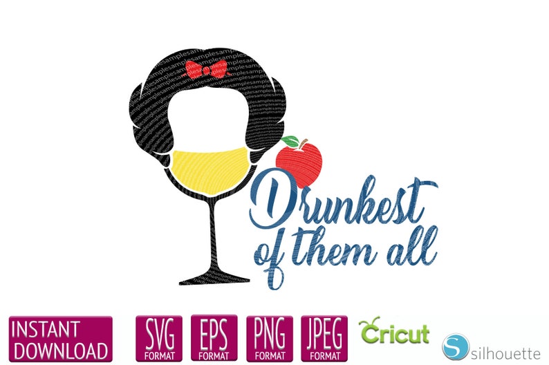 Download Disney princess wine glass drunk princesses disney | Etsy