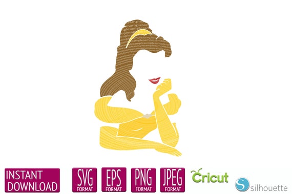Free Free 168 Belle Disney Princess Svg SVG PNG EPS DXF File