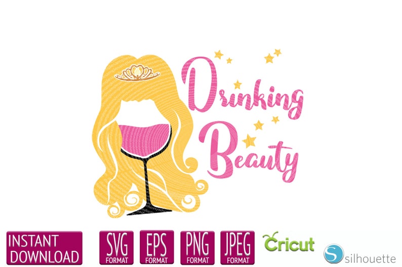 Download Disney princess wine glass drunk princesses disney | Etsy
