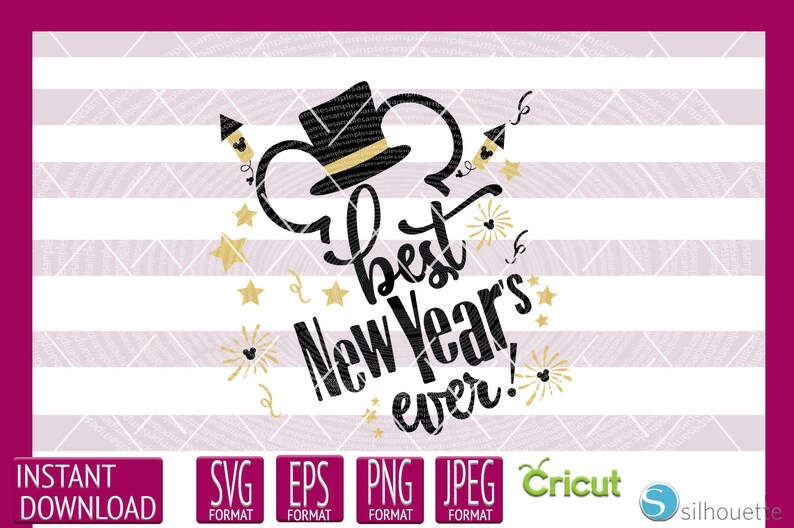 Download INSTANT DOWNLOAD SVG Disney New Year 2021 Minnie Ears for ...