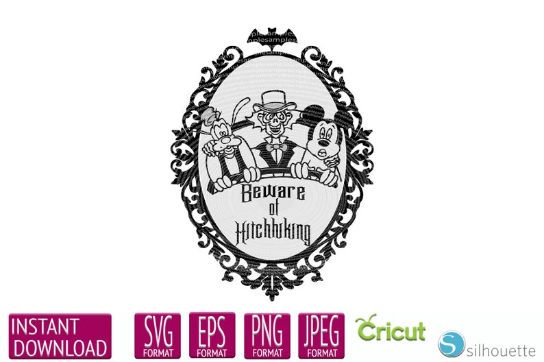 Download Hitchhiking Ghosts Disney SVG DXF Png Vector Cut File ...