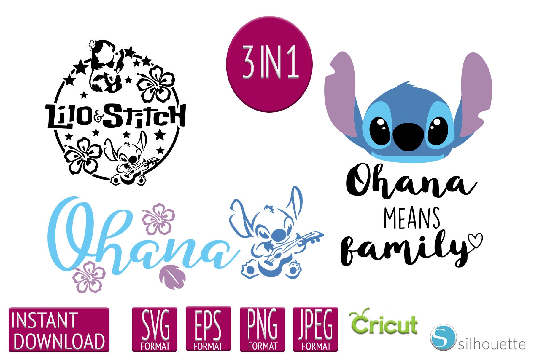 Lilo and Stitch SVG Bundle, Stitch Crashes SVG, Lilo and Stitch clipa…