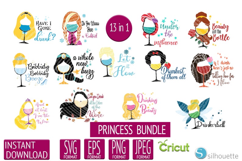 Free Free Princess Wine Glass Svg 329 SVG PNG EPS DXF File