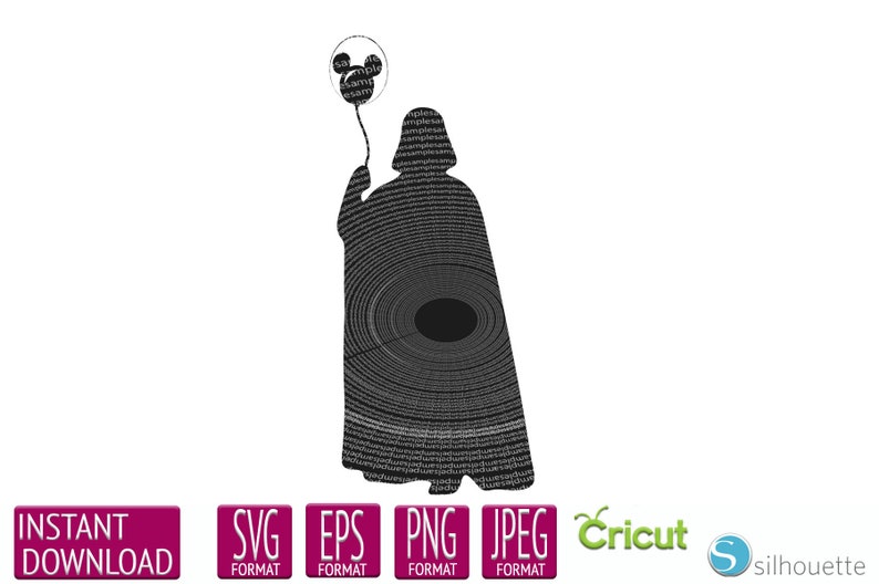 Download Darth Vader SVG Star Wars SVG Disney SVG Mickey Balloon | Etsy