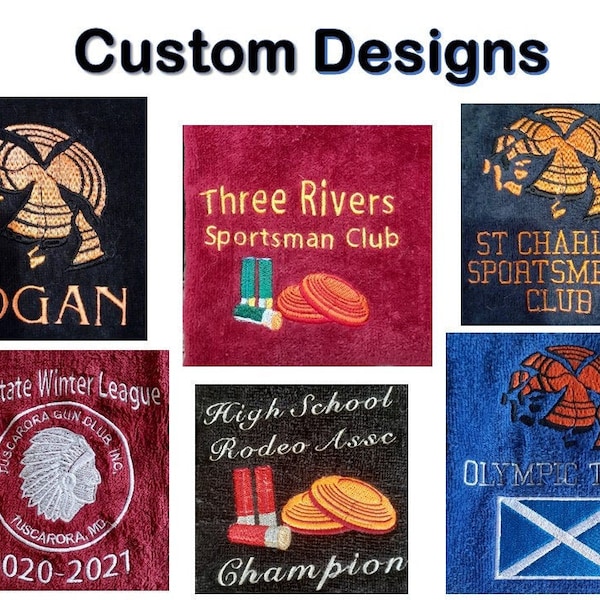 Shooting Towel: Custom (Clubs, Groups, Gifts for Shooters)