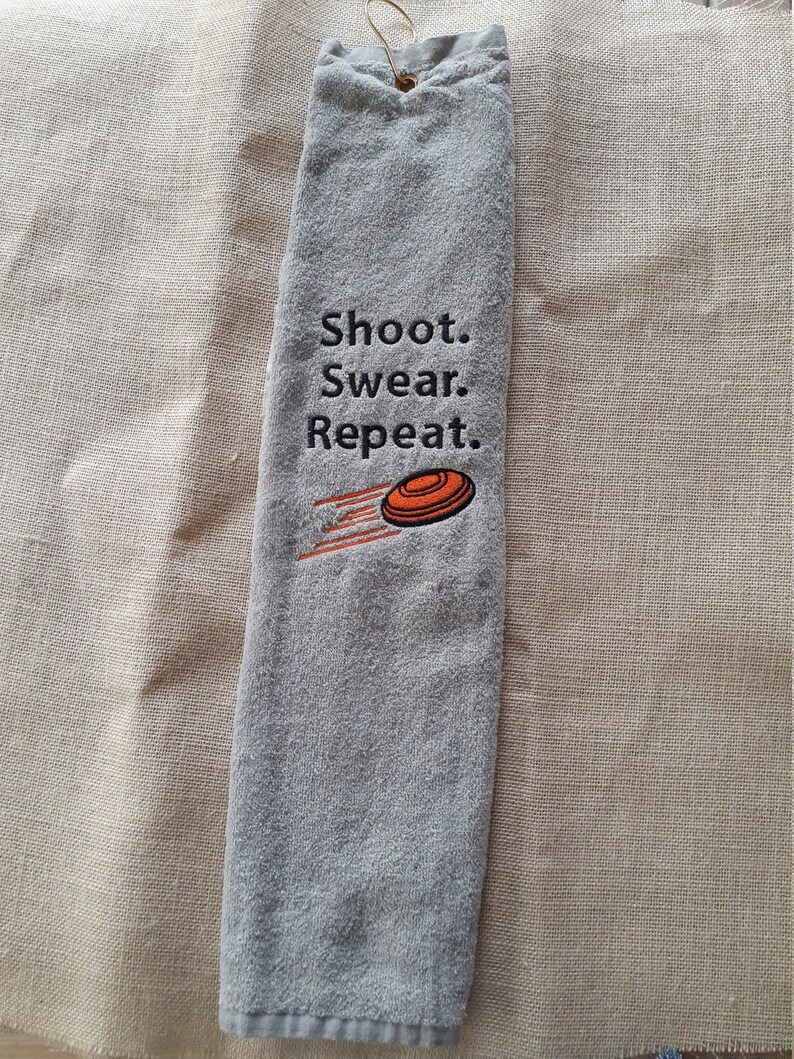 Shooting Towel Shoot Swear Repeat Etsy