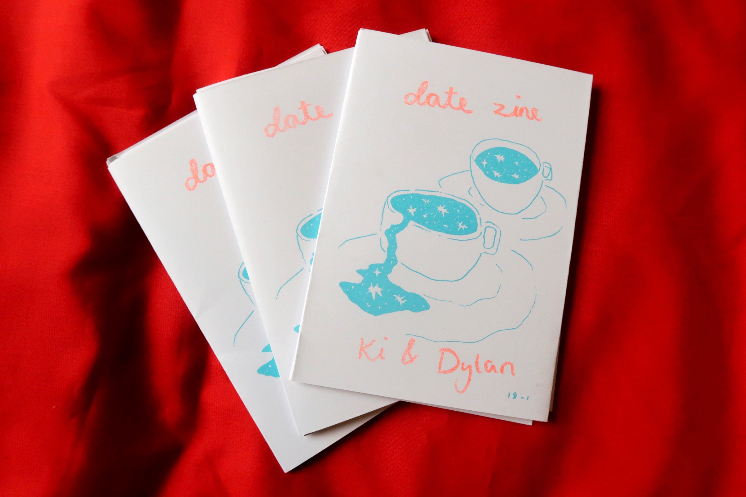 Date Zine A Riso Printed Zine by Ki and Dylan - Etsy
