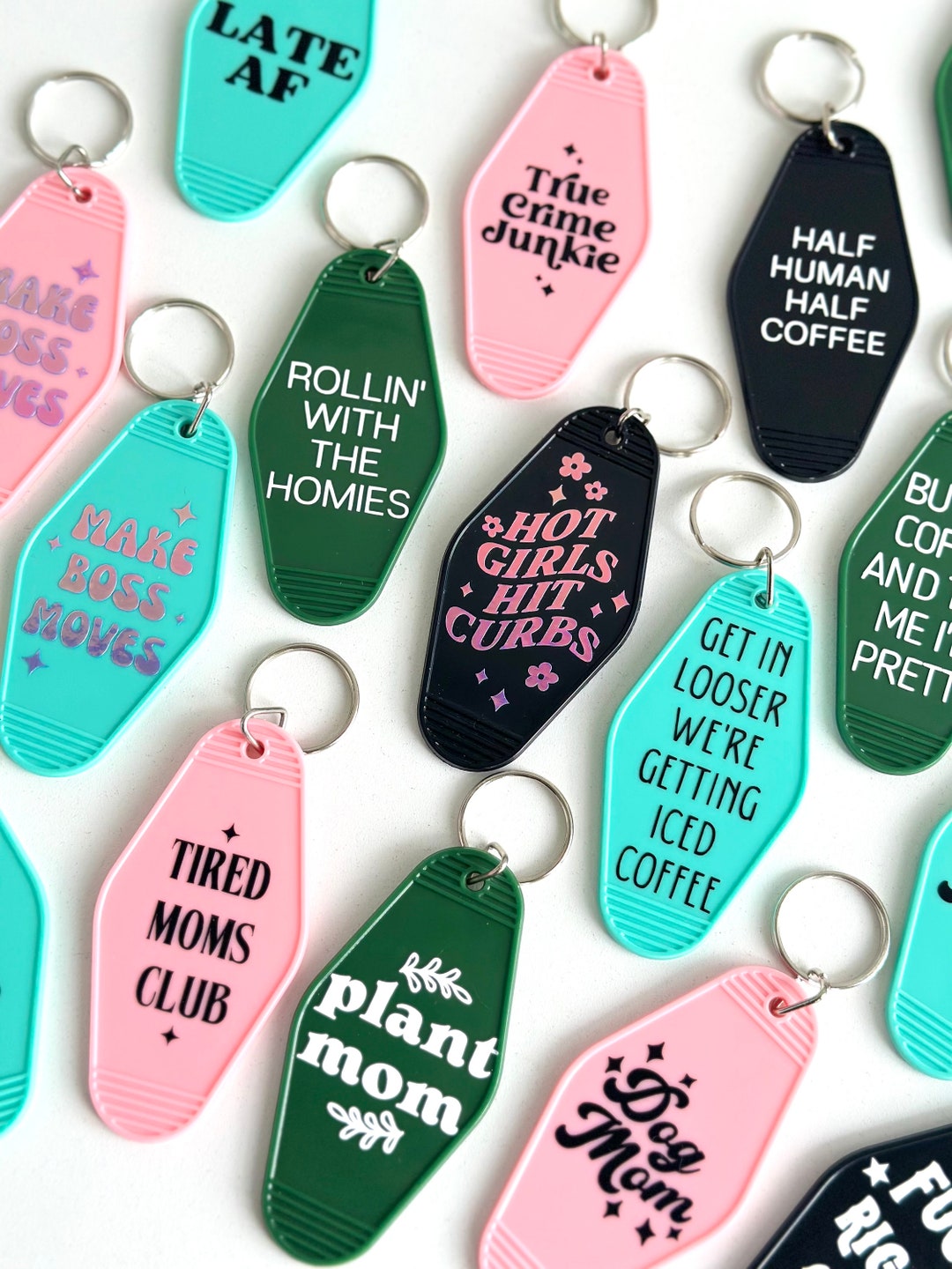 Vintage Motel Keychains Keychain Motel Keychain Etsy