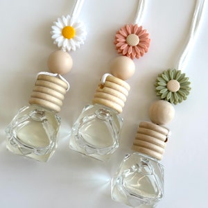 Flower Car Diffuser | Long Lasting Air Freshener for Car | Scented Hanging Diffuser | Retro Car Freshie | Gift for Drivers