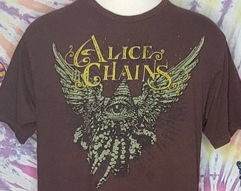 大人 可愛い 服  AUTHENTIC Alice Shirt T Tour Concert XXL Hollow Chains in ミュージシャン