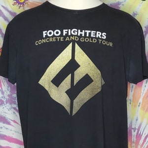 Foo Fighters the Struts XXL Concrete and Gold Concert Tour T Shirt 2018 RIP TAYLOR Etsy