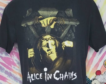 VINTAGE Alice In Chains Bleed The Freak XL Concert Tour T Shirt 2004 ANVIL