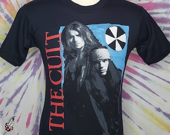 VINTAGE The CULT Ceremonial Stomp MEDIUM Screen Starts Concert Tour T Shirt 1991