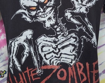 VINTAGE White Zombie LARGE Concert Tour T Shirt GEM 1996