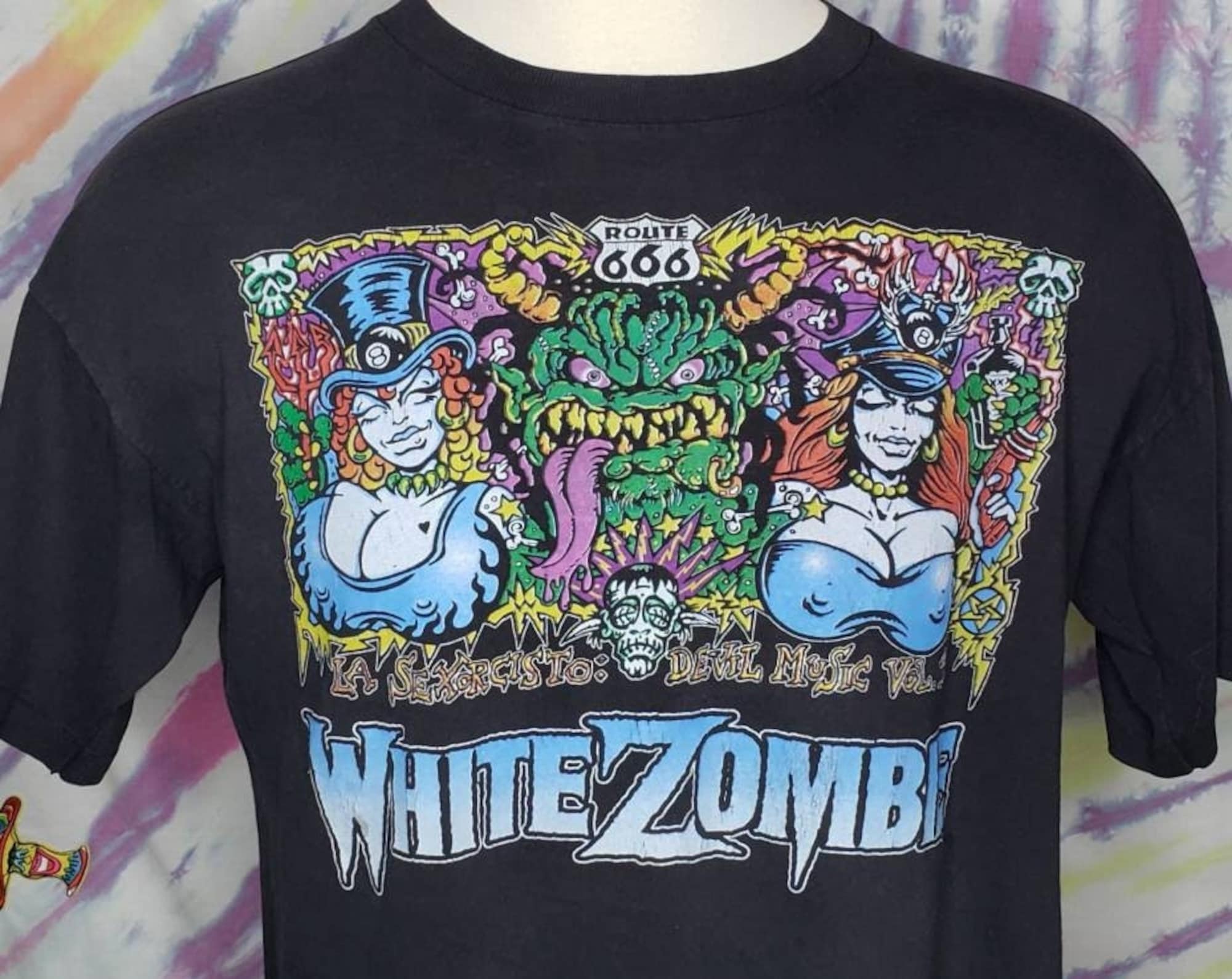 Discover Vintage White Zombie La Sexorcisto Devil Music Concert Tour T Shirt