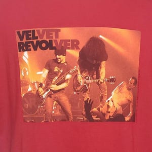 Vintage VELVET REVOLVER Contraband 2005 XXL Concert Tour T Shirt