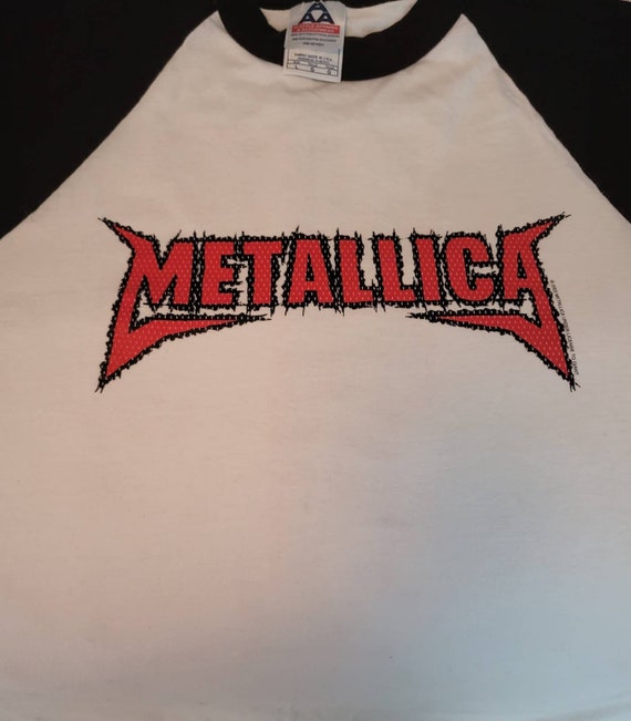 Rare Vintage Metallica Large One Concert Tour T Shirt a 03 Etsy