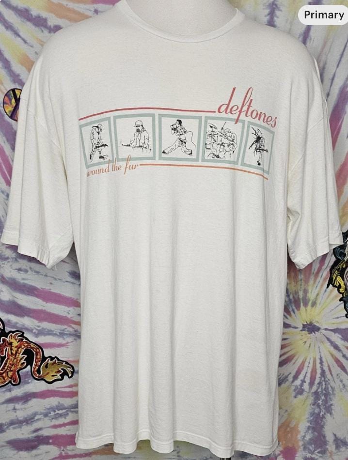 VINTAGE Deftones Around the Fur 1998 XXL T Shirt GIANT - Etsy
