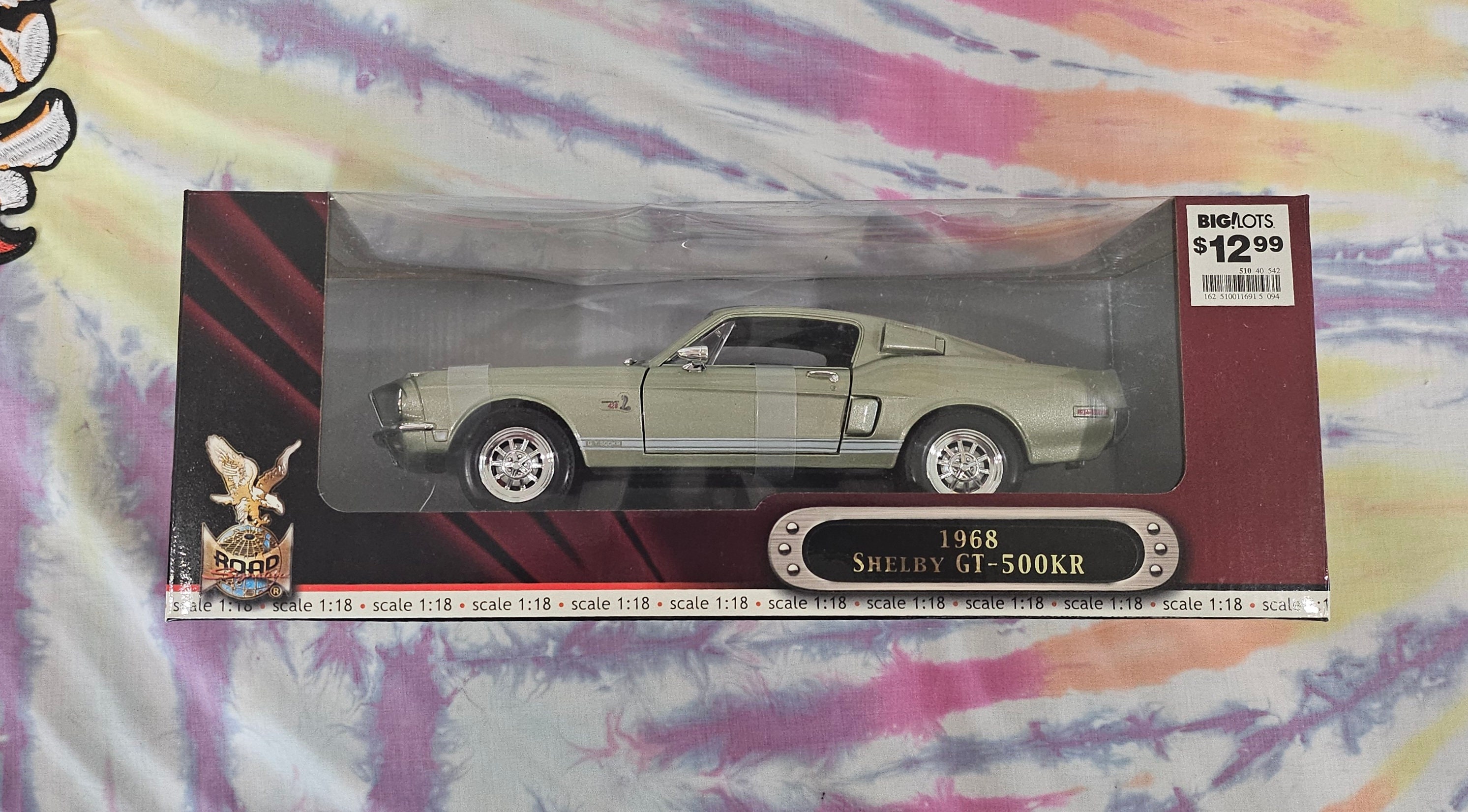 Vintage 1968 FORD MUSTANG Shelby GT-500KR Deluxe Edition