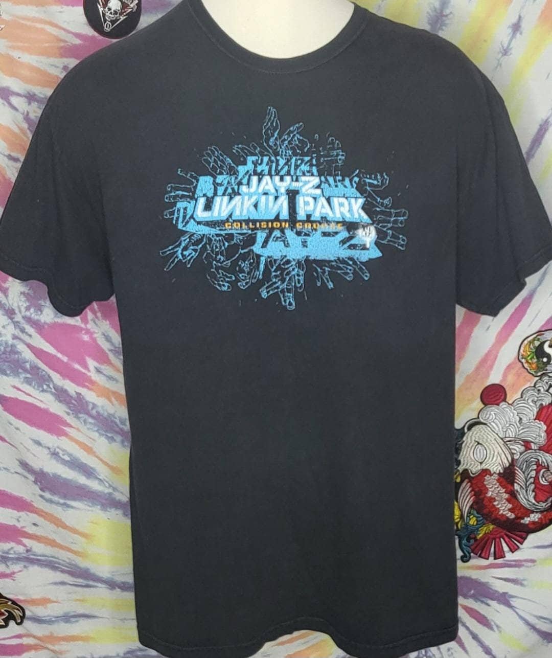Linkin Park リンキンパーク ロングTシャツ2004 コリジョンコース VINTAGE Linkin Park JAYZ Collision Course 2004 XL T Shirt - Etsy