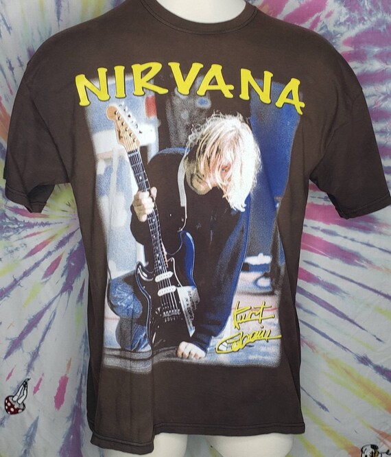 Vintage Kurt Cobain 2 Sided Nirvana XL T Shirt