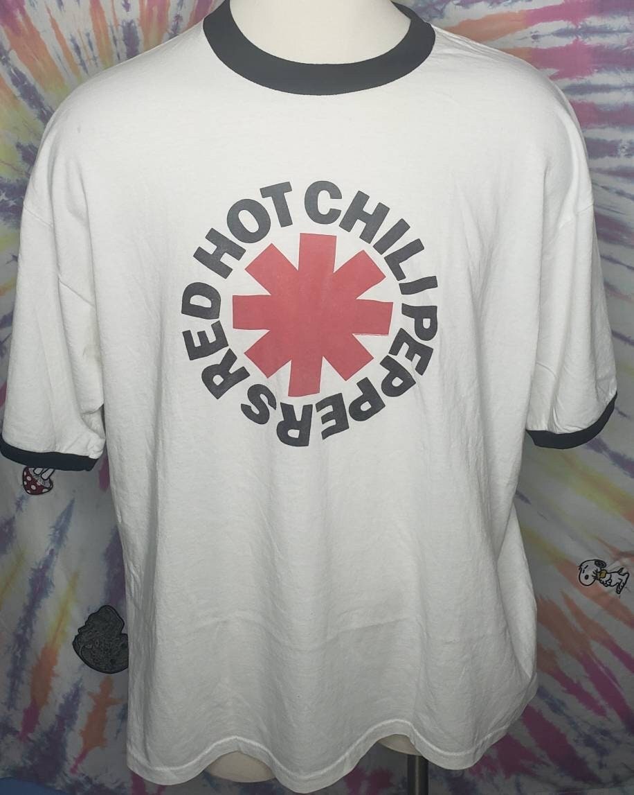 CLASSIC Vintage Red Hot Chili Peppers Asterisk Logo XL Ringer | Etsy