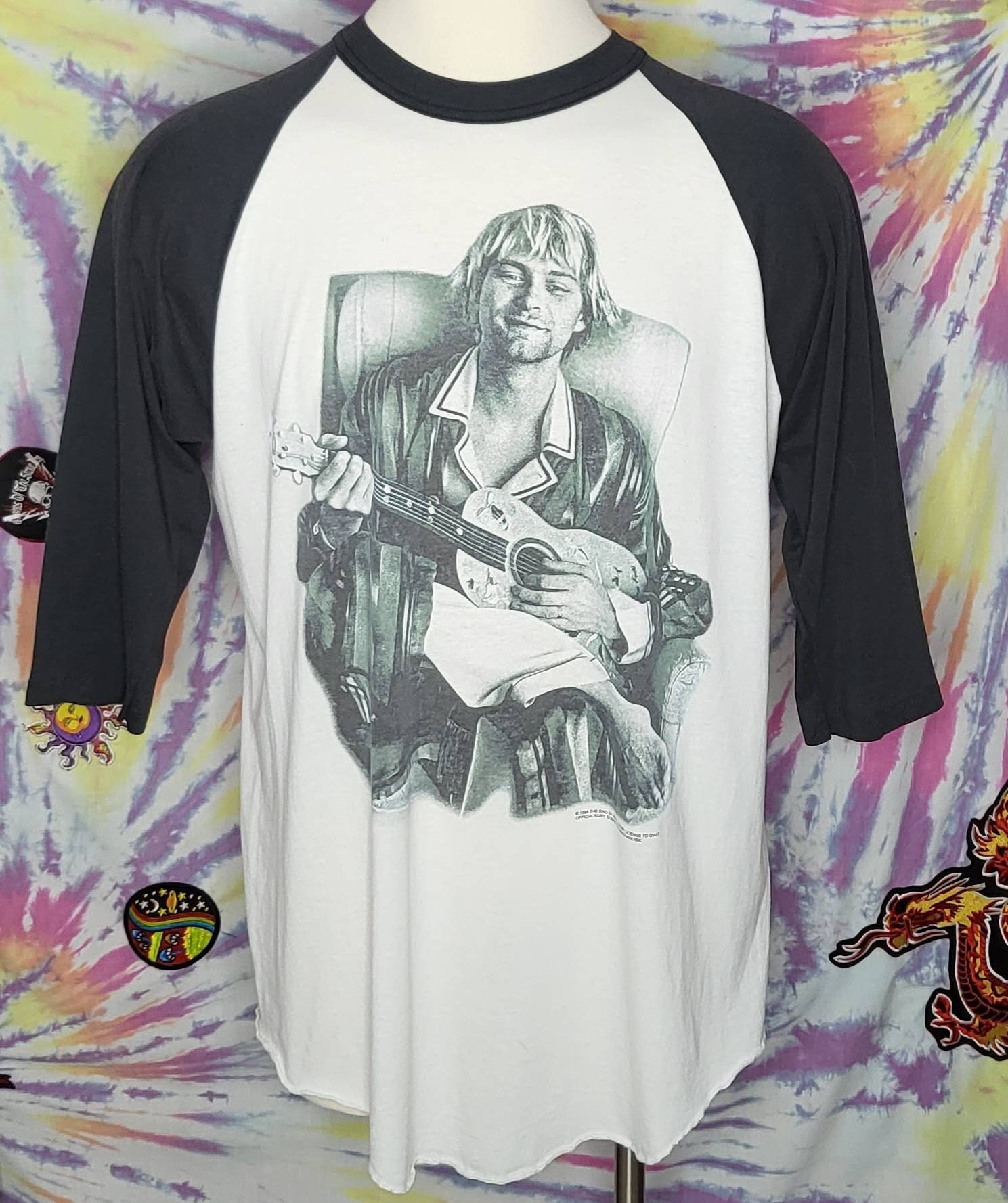 VINTAGE Nirvana Kurt Cobain XL Signature T Shirt GIANT 1998 - Etsy