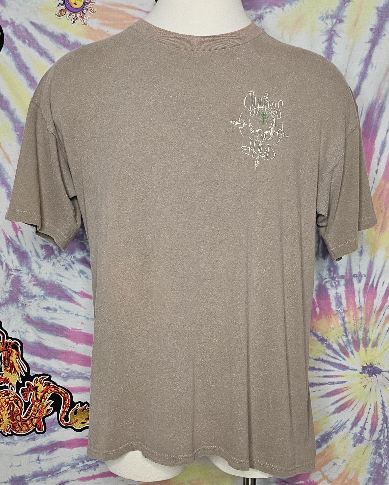 ヴィンテージ サイプレスヒル XL リーフ スカル Tシャツ 1990年代 
