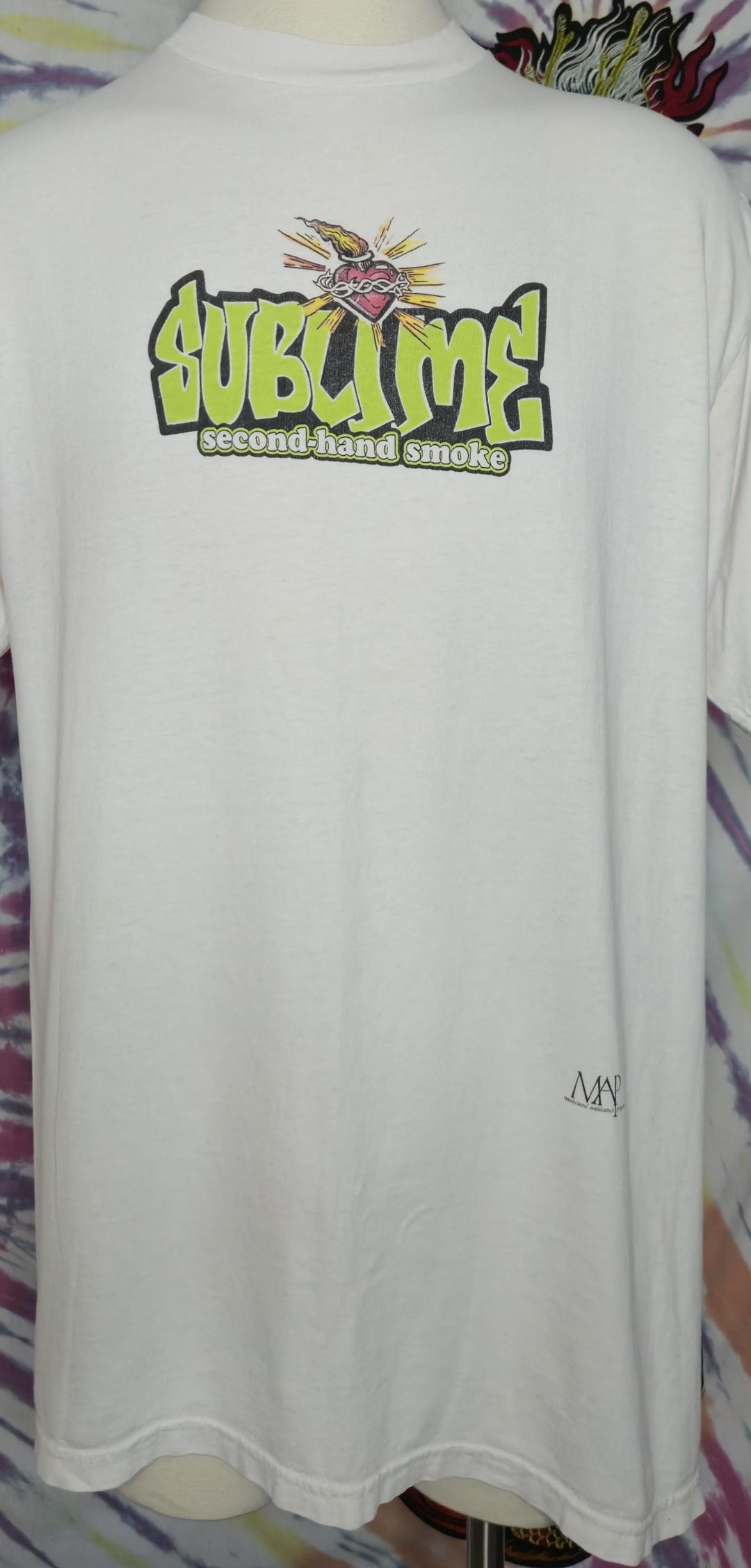 Vintage SUBLIME Second Hand Smoke XL T Shirt 1990's TULTEX - Etsy