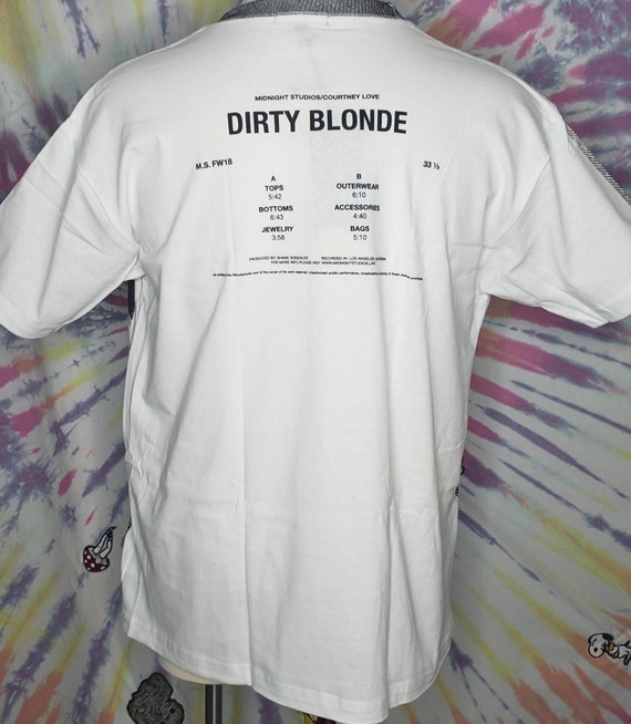 HOLE Courtney Love Dirty Blonde XL All Over T Shi… - image 7