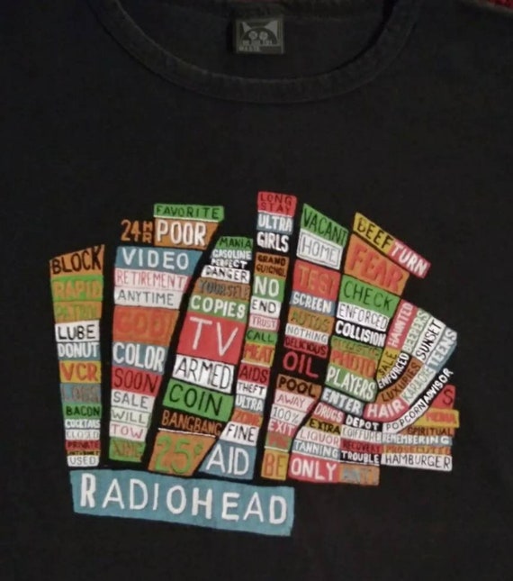 Vintage RADIOHEAD 'Hail To the Chief' Large T-Shir
