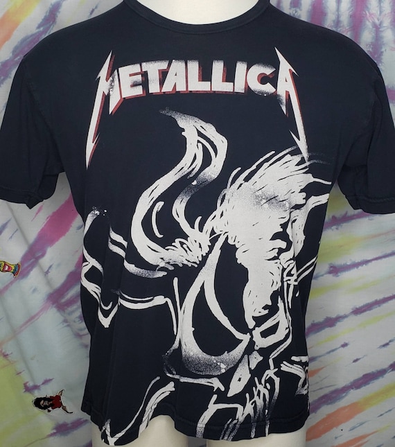 zich zorgen maken Wijzerplaat Over het algemeen Buy Vintage METALLICA the Metallica Club LARGE Load Reload T Shirt Online  in India - Etsy