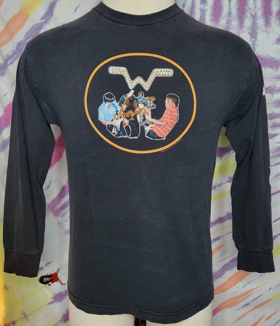 Vintage Weezer Long Sleeve Medium Concert Tour T Shirt a Etsy Finland