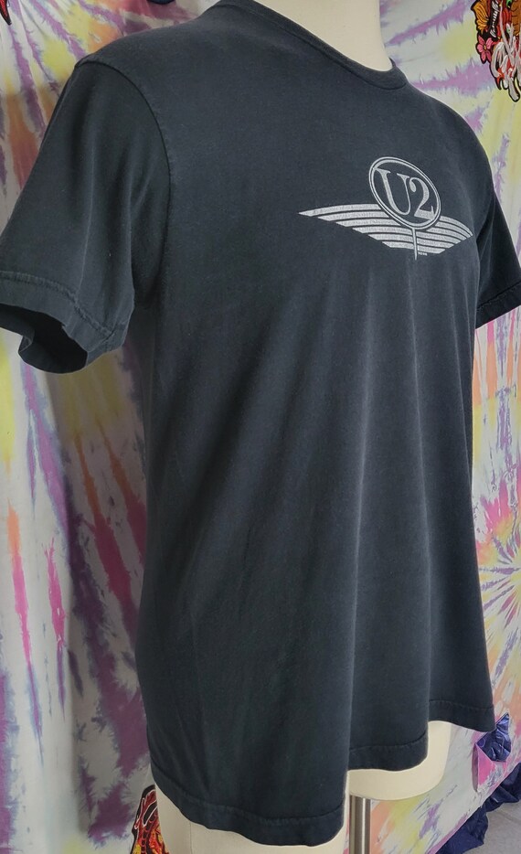 Vintage U2 ZooTV Era Logo SMALL T Shirt 1992 RARE - image 2