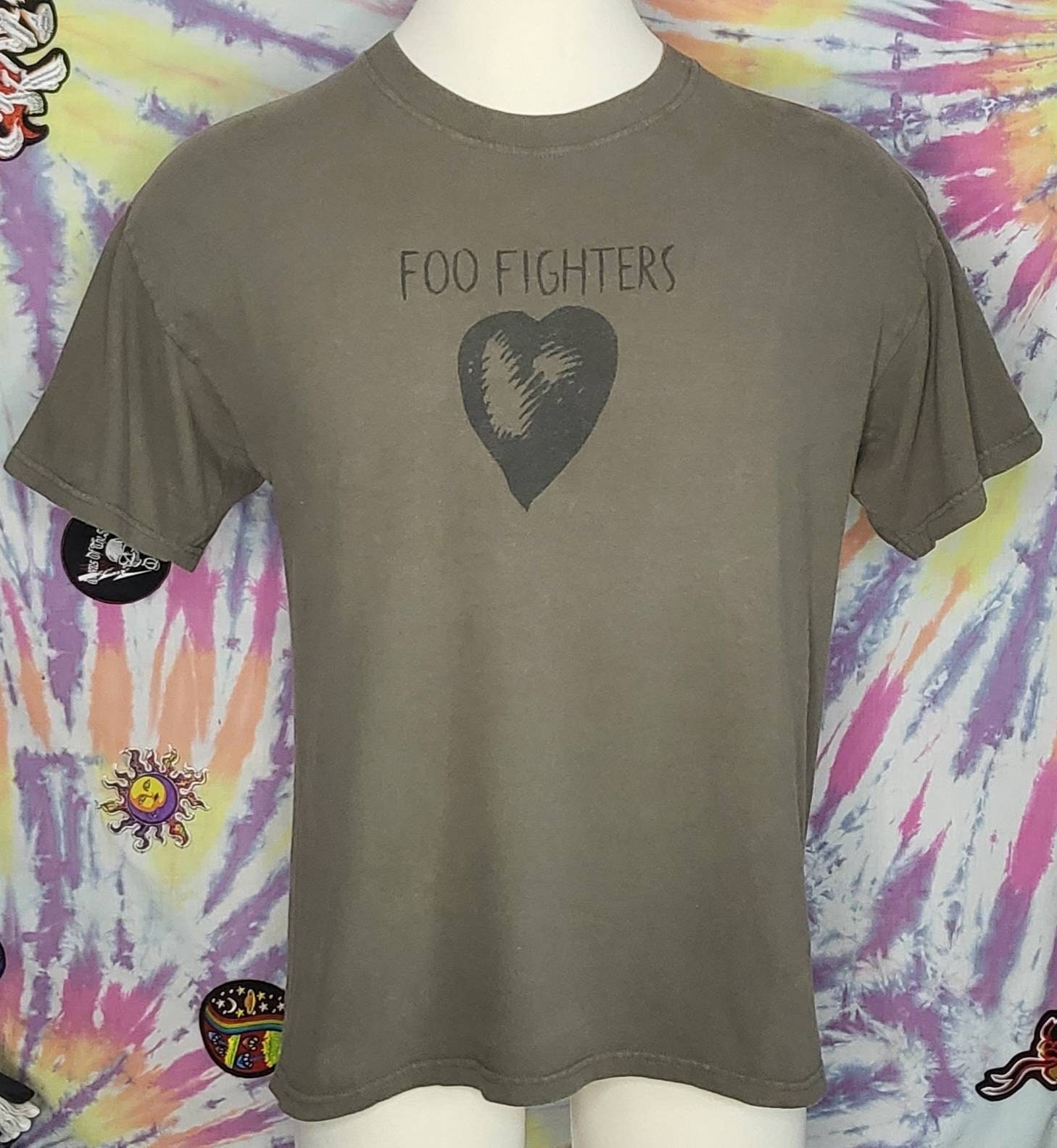 Vintage FOO FIGHTERS One by One LARGE 2003 Concert Tour T Shirt