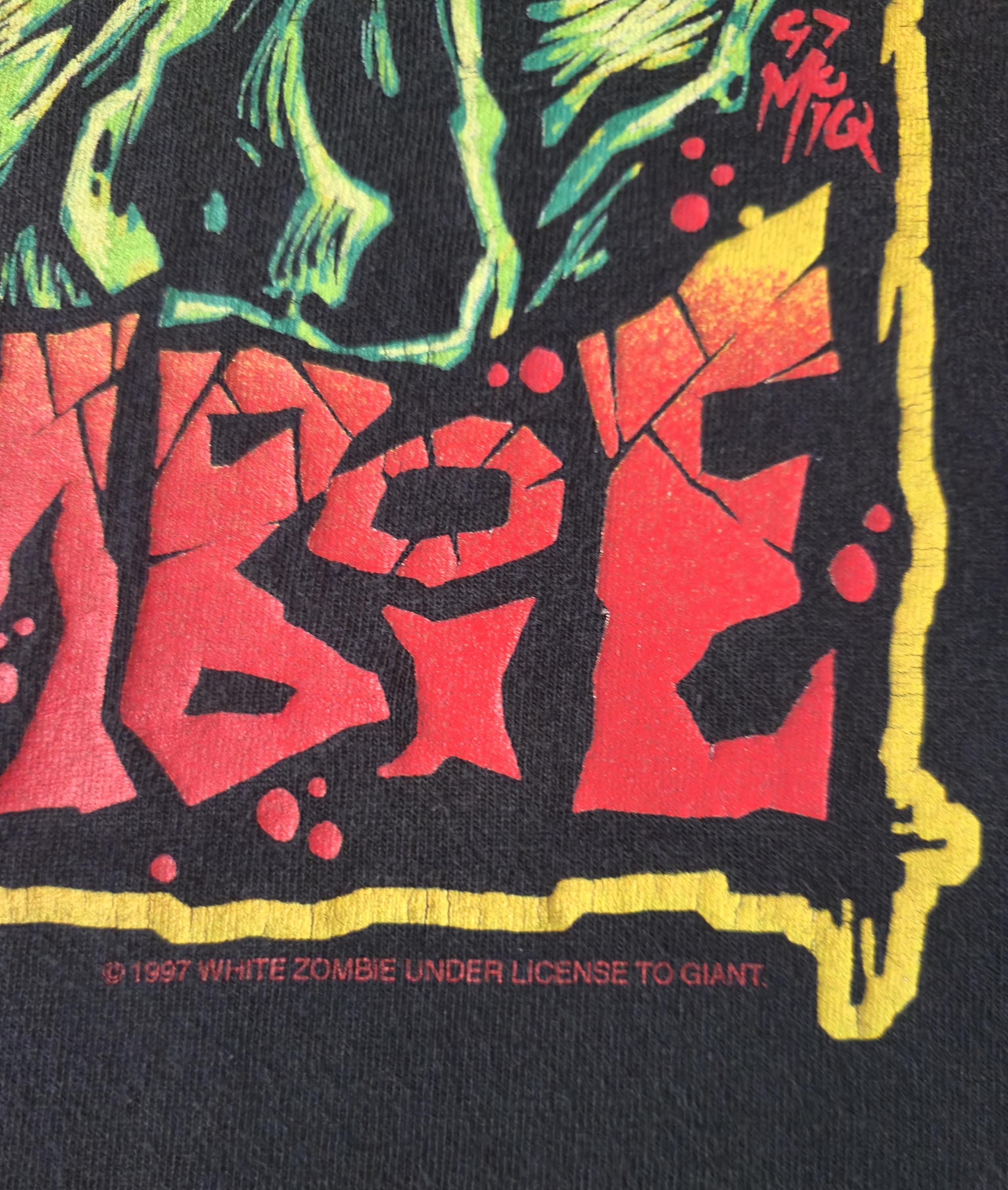 VINTAGE White Zombie 1997 XL Concert Tour T Shirt GIANT - Etsy