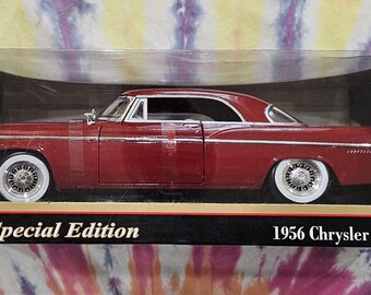 Maisto 1956 Chrysler 300B. 1:18 scale. White. Special