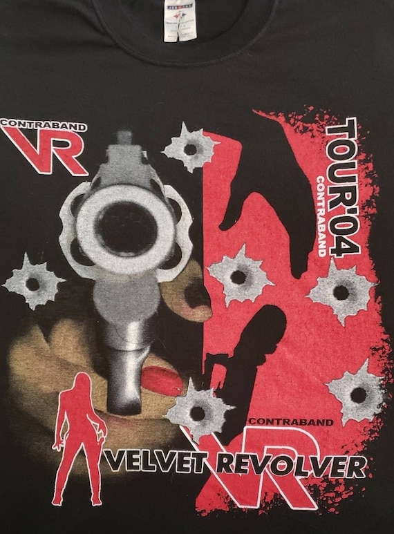 Vintage Contraband VELVET REVOLVER  Large Concert… - image 2