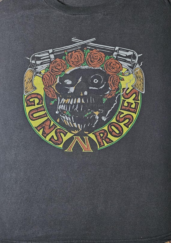 Pendentif Vintage Guns N' Roses Des Années 80 En Métal – Rare, Sans Emballage